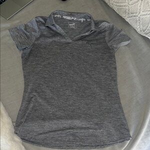 Puma Heather Gray Women's Polo